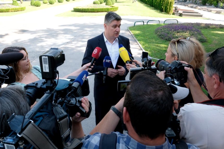 Milanović igra na skromnost i domoljublje: Mogu me izvrgnuti ruglu. Kolinda nikada nije bila predsjednica svih Hrvata