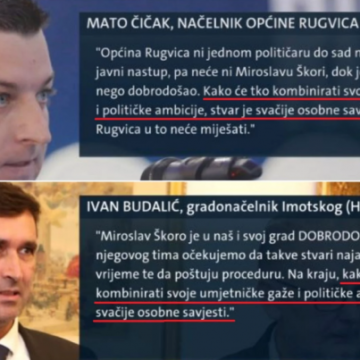 HDZ-ovi načelnici tvrde da su odluku o otkazivanju Škorinog koncerta donijeli samostalno: Zašto onda daju identične izjave?