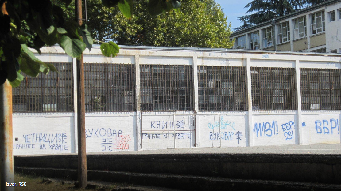 Sramotni grafiti u Beogradu: "Četnici - granate na Hrvate", "Knin je Srbija", "Živeo đeneral Draža"..., fotografija