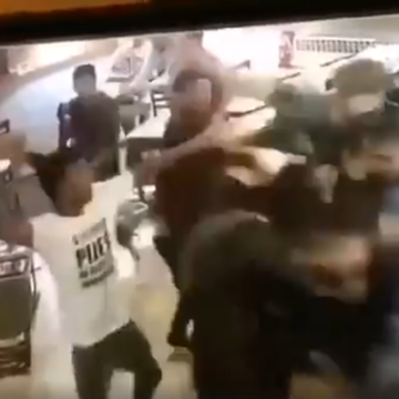 VIDEO: Divljaštvo u Međimurju: Započeli tučnjavu, demolirali kladionicu, autom jurili po terasi kafića