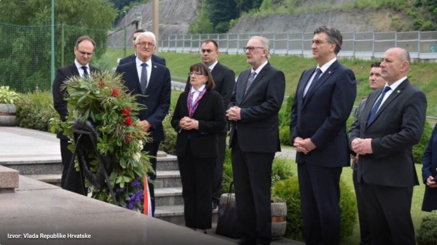 Plenković odao počast žrtvama Križnog puta: Počinjeni su strašni zločini