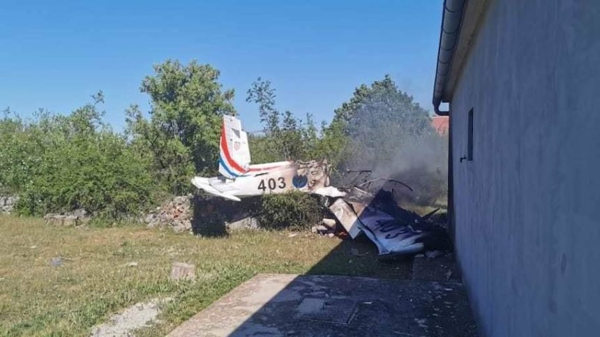Tragedija u Zadru: Poginula dva hrvatska pilota u padu školskog aviona