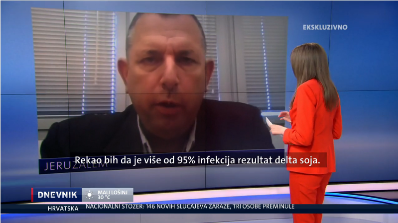 Izraelski stručnjak za koronu otkrio: Većina slučajeva novih infekcija je među cijepljenima, fotografija