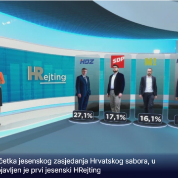 HDZ dobro stoji, ali ima jedan veliki  problem: Udružena oporba je puno jača