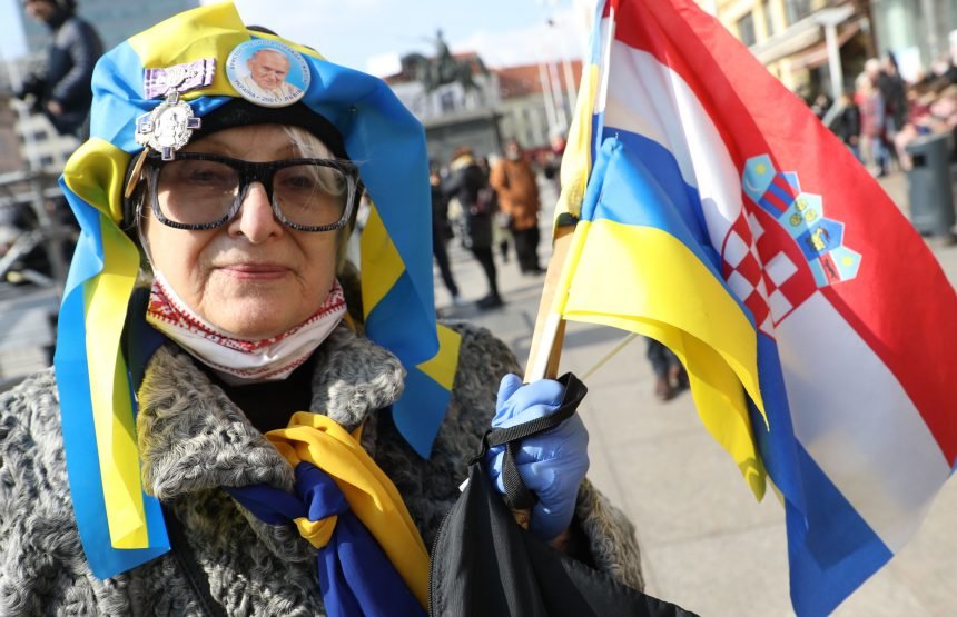 Skup potpore Ukrajini u Zagrebu: Agresor ne smije biti nagrađen, a žrtva ponižena – mi smo pobijedili i vi ćete pobijediti