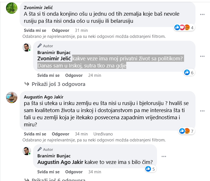 Nevjerojatan istup bivšeg saborskog zastupnika: Je li moguće da navija za Putina?, fotografija