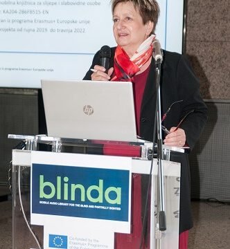 Projekt za slijepe i slabovidne – BLINDA: mobilna knjižnica za dostupnost knjiga i drugih čitalačkih materijala