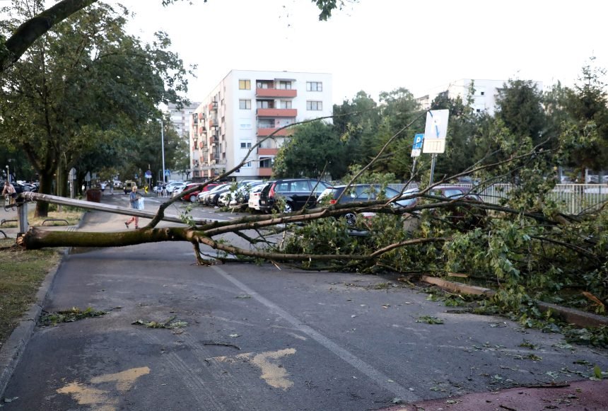NEZABILJEŽENO: DHMZ objavio gdje su zabilježeni najjači udari vjetra u Hrvatskoj tijekom oluje