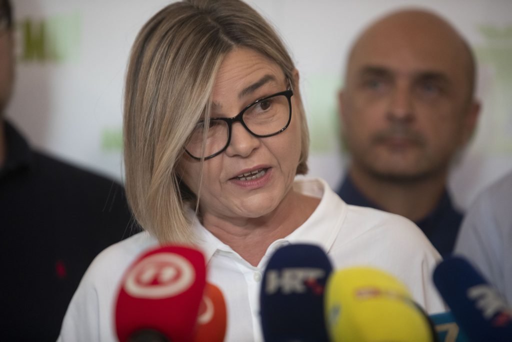 Sandra Benčić: Bojim se da nam Šeks i Bajić još uvijek biraju ljude na ključna mjesta u pravosuđu, a Plenković je glava korupcijske hobotnice, fotografija