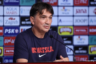 Zlatko Dalić daje izjavu uoči utakmice Hrvatske protiv Crne Gore