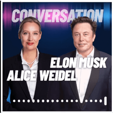 Elon Musk razgovarao sa šeficom njemačke  desnice Alice Weidel: Zašto “vodeći” hrvatski mediji neprofesionalno ismijavaju ovaj važan razgovor