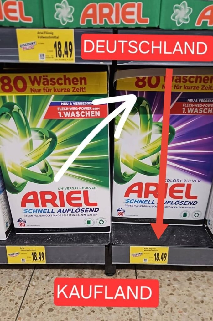 "Halo, inspektore" otkriva: Pa znate li što Kaufland radi u Hrvatskoj s cijenama? Pokazat ćemo vam na primjeru deterdženta Ariela. Strašno, fotografija