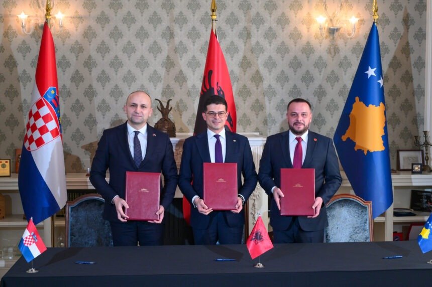 Anušić potpisao važan dokument u Tirani: Cilj je osnažiti političku i obrambenu suradnju Hrvatske, Albanije i Kosova. Srbija odmah reagirala