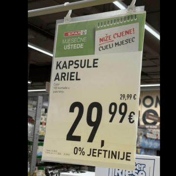 Stvarno veliki biser poznatog trgovačkog lanca: Reklamiraju sniženje od 0 posto. Ali to nije sve