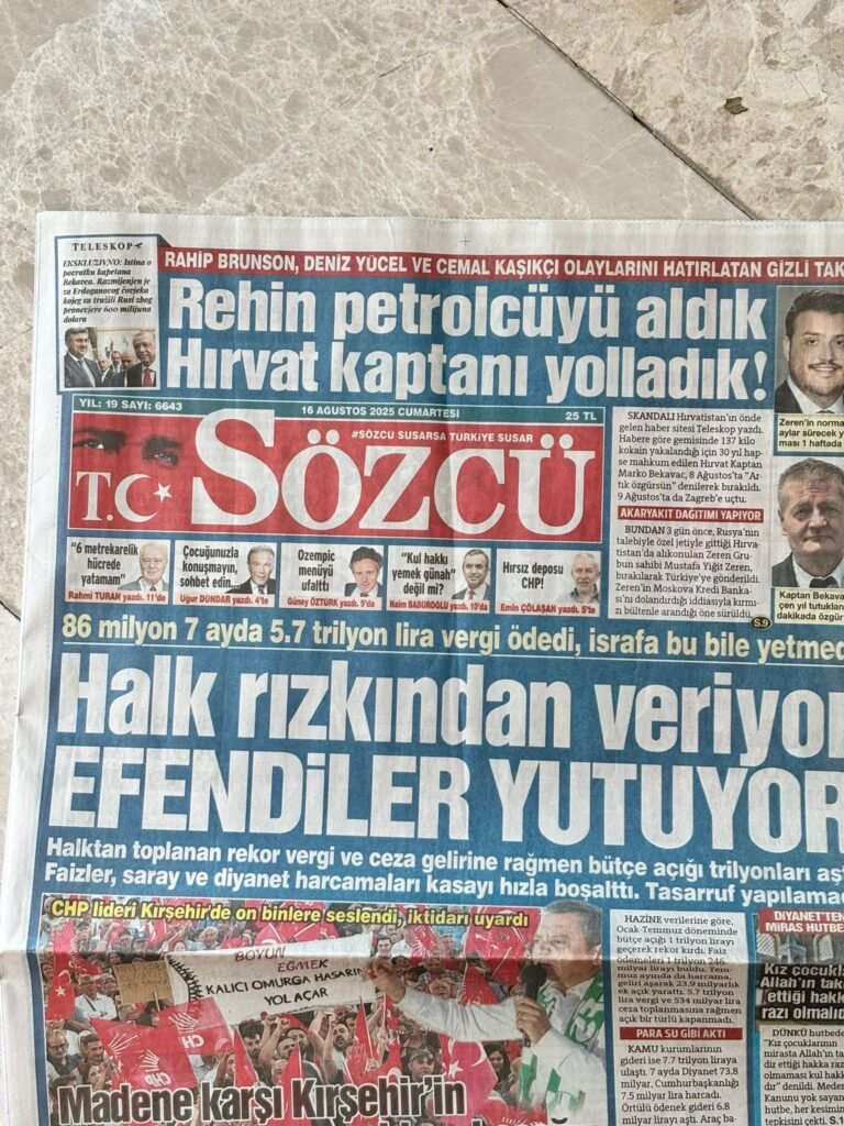 Turci se pozivaju na Teleskop: Dali smo kapetana Marka, uzeli smo naftnog biznismena Zerena, fotografija