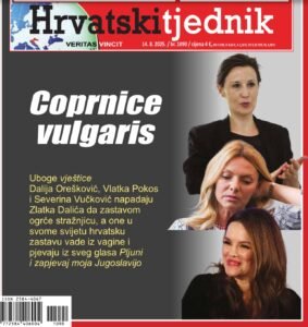 Hrvatski tjednik izazvao reakcije zbog nove naslovnice: Izvrijeđao Daliju Orešković, Vlatku Pokos i Severinu, fotografija
