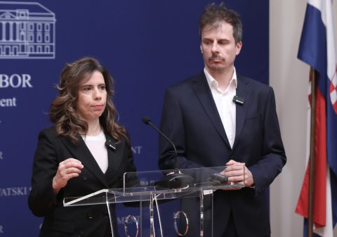Katarina Peović i Hrvoje Štefan u javnom nastupu prije prekida veze